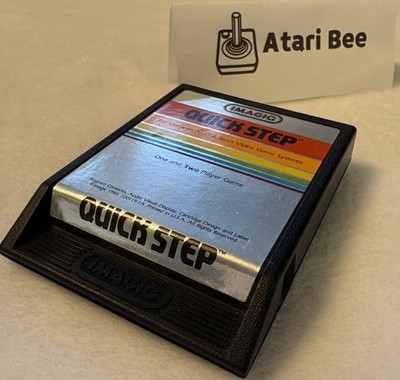 TESTED QUICK STEP VGC Atari 2600 Game cartridge Video