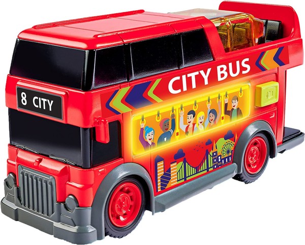 Dickie Toys City Bus Spielzeug Mehrfarbig Kinder Spielzeugbus Modellauto-image