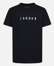 Nike Jordan Wordmark Emb Crew T-Shirt M/M Black Schriftzug Junior 95D634-023