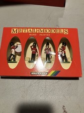 W. Britain 54mm glossy 7210 Scots Guards Drum and Bugle Set