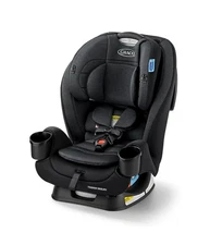 Graco TrioGrow SnugLock 3-in-1 Convertible Car Seat, Warren, Black