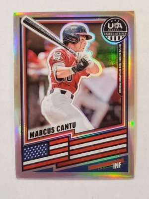MARCUS CANTU 2026 Panini Stars & Stripes Prizm SILVER PRIZM #148