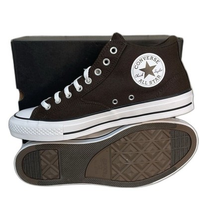 CTAS Converse Malden Street Mid Top Men Sz 12 Canvas Shoes A11708F Grind Coffee