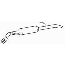 Rear Exhaust Silencer Back Box for Citroen C4 Cactus BlueHDi 100 1.6 (2014-2018)