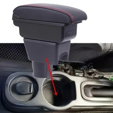 Mittelarmlehne Armlehne für Dacia Duster  2012-2018 PU-Leder ABS Schwarz