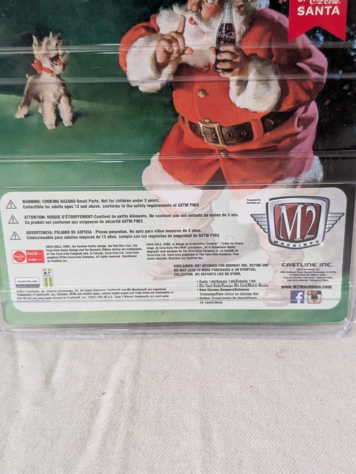 1941 '41 WILLYS COUPE GASSER HOLIDAY CHRISTMAS COCA-COLA COKE M2 MACHINES 2021 - Image 4 of 4