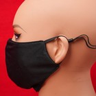 Face Mask With Discreet Silicone Mouth Gag Bondage for Couples Roleplay Game SM — photo 3