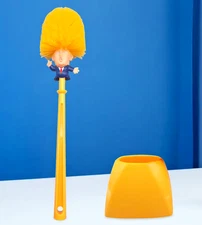 Trump Toilet Brush Novelty Creative FunToy Toilet Brush Holder Bathroom Tool Set