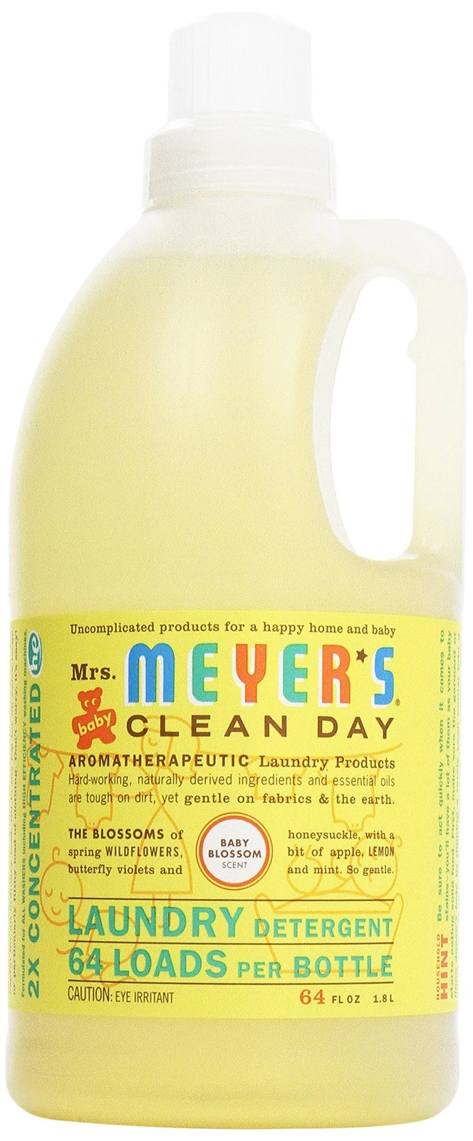 MRS. MEYERS CLEAN DAY Baby Laundry Detergent Liquid, Infused with Essential
Opens in a new window or