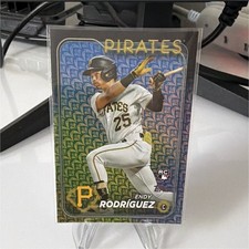 Topps 2024 Series 1 Endy Rodriguez Rookie Card #3 Pittsburgh Pirates MLB. rookie card picture