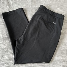 PROQUIP Golf Trousers W42 L29 Black Performance Stretch Water / Wind Resistant