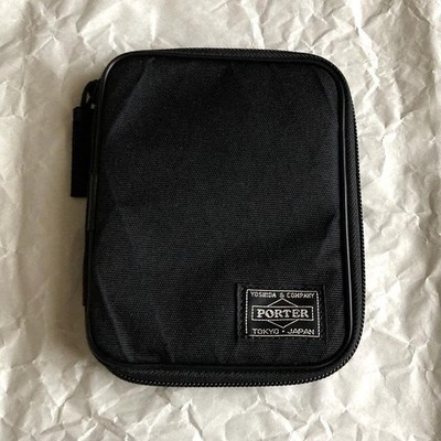 YOSHIDA PORTER HYBRID Travel PASSPORT CASE Black 737-17825 Made in Japan Neu