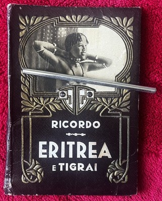 Ricordo Eritrea e Tigrai. Cicero in Massaua-Asmara. Geldbörse Selten. Kolonialzeit 1930