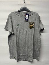Men?s Asics Springboks South Africa Grey Rugby Shirt Size 3XL Brand New 