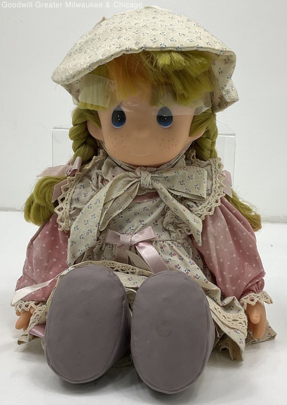 Vintage 1990's Precious Moments "Prairie Girl" Porcelain Doll