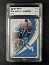2023-24 Panini Immaculate Coll. SHAI GILGEOUS ALEXANDER 22/99 Base Set BRG 10