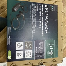 Masterplug 5m Mode 2 EV Charger EVCM22135 Type 2 to UK 3-Pin Plug