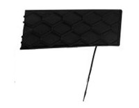 Abdeckung Gitter Grill Vorne Links Renault Twingo AB 2014 Schwarz