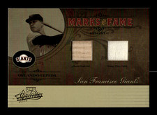 2005 Playoff Absolute Memorabilia Orlando Cepeda Marks Of Fame Dual Relic /50