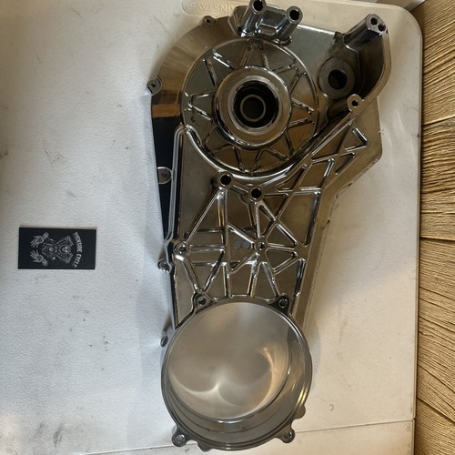HARLEY DAVIDSON CHROME INNER OUTER PRIMARY COVER 60506-99 TWIN CAM SOFTAIL DYNA - Picture 9 of 12