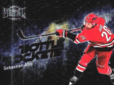 2022-23 SkyBox Metal Universe #BR-15 Sebastian Aho Bottle Rockets