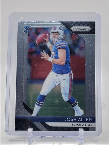 JOSH ALLEN 2018 PANINI PRIZM FOOTBALL ROOKIE BUFFALO BILLS #205 RC Q0234