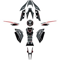Kit Full Aufkleber 3D Motorrad Kompatibel Mit Ducati Multistrada V4 2021-2023