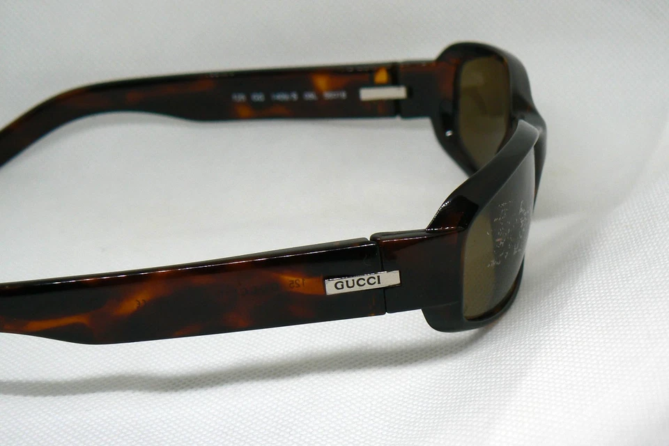 Gafas de sol Gucci GG1409/S 05L marrón escudo - 56-18-125 hechas en Italia Foto 3 de 4