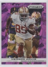 2013 Panini Prizm Purple Cracked Ice Prizm 31/40 Vernon Davis #188 2rz