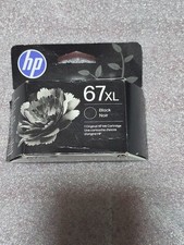 HP 67XL Black Ink Cartridge Exp: 07-2027 08-2027