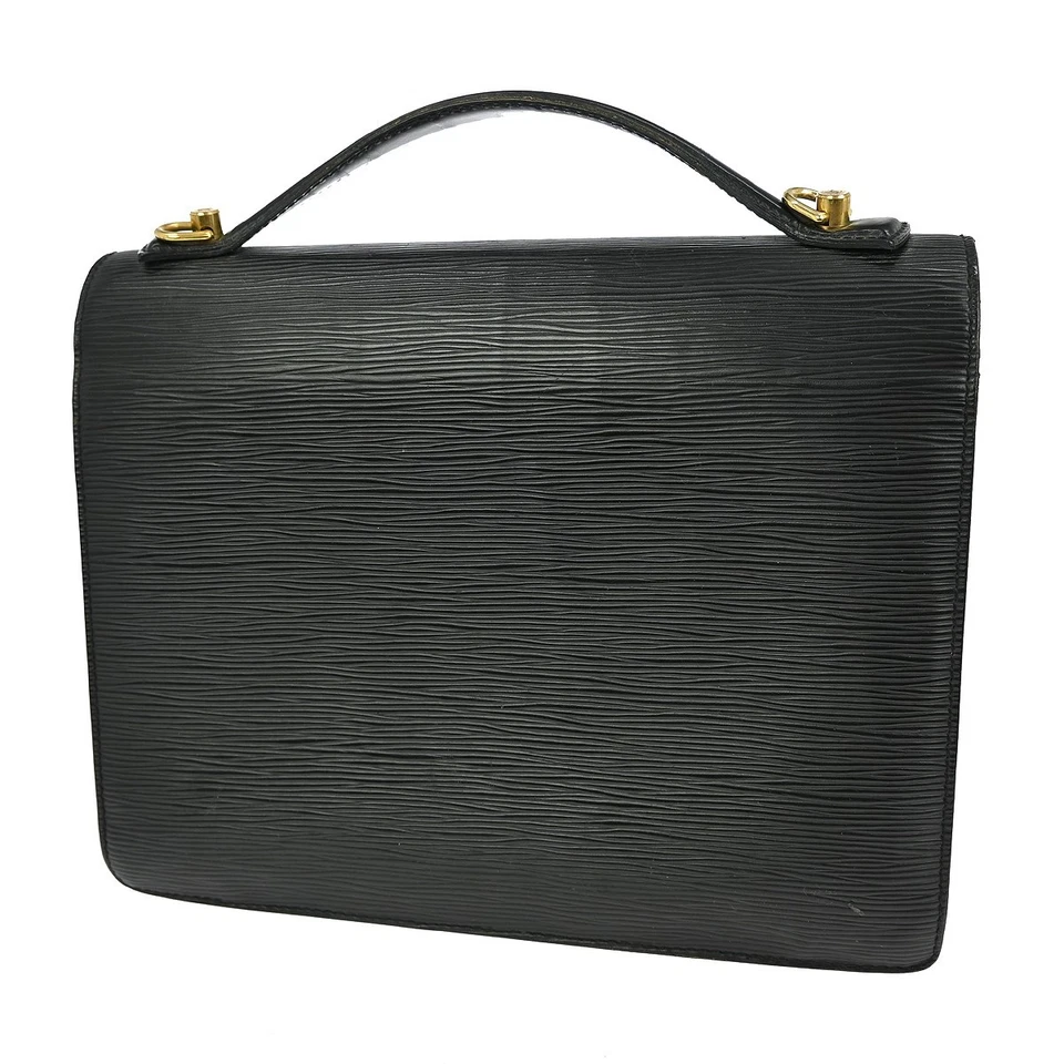 BOLSO DE MANO LOUIS VUITTON MONCEAU 28 NEGRO EPI M52122 SR0060 YQ04134 Foto 2 de 4