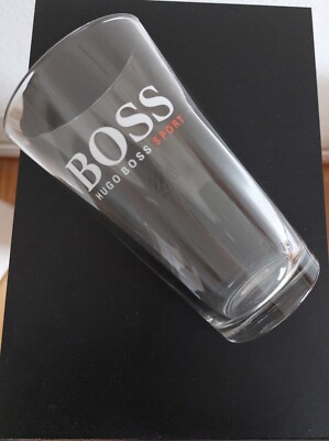 BOSS Hugo Boss Sport 5 Trinkgläser Accessoires Werbeartikel HUGO Boss Orange Neu
