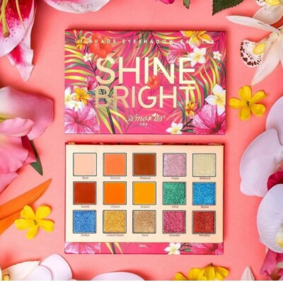 Amor Us Amorus Shine Bright 15 Color Matte Shimmer Eyeshadow Palette