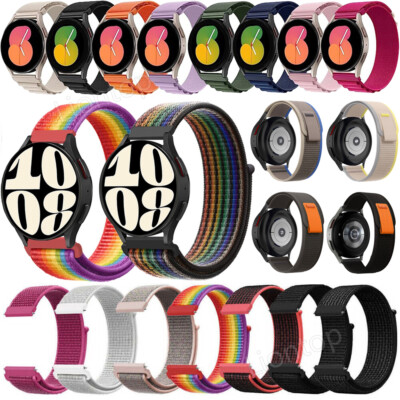 For Samsung Galaxy Watch 6 5 4 3 Active 2 40/44mm S3 S2 Nylon Strap Watch Band
