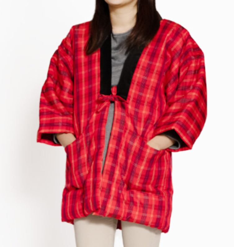 Japanese Women Kimono Hanten Warm Wear Winter Jacket Made in Japanese Women Kimono Hanten Warm Wear Winter Jacket Made in