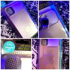 Pearl Pink Mirror Back For iPhone 11 Cell Phone Case Cover Plastic Makeup  