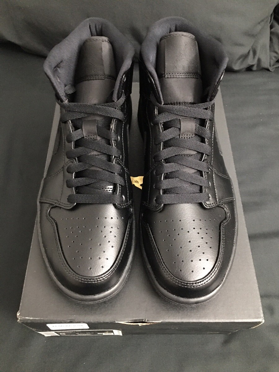 Nike Air Jordan Mid Triple Black 554724-090 MENS USA SIZE