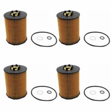 4X Premium Oil Filter 11427521008 HU823x For BMW 550i 650i 750Li 750i 4.8L 6.0L