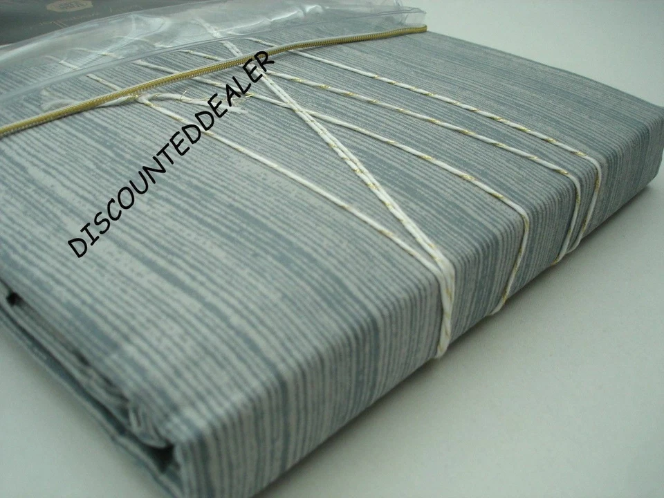 Kelly Wearstler King Fitted Sheet Sway Tidal Fog New - Image 3 of 3