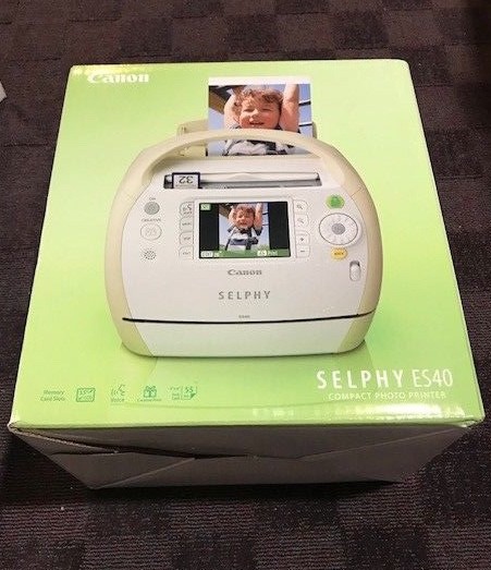 Canon SELPHY ES40 Compact Portable Photo Dye-Sub Printer Brand New