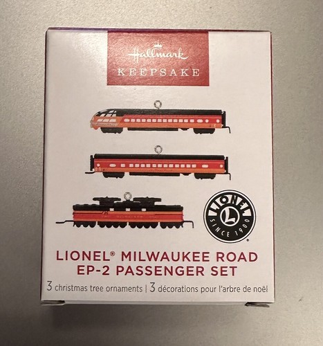 Lionel Milwaukee Road EP-2 Passenger Set 2023 Hallmark Keepsake Mini Ornament