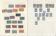 United States Stamp Collection Special Delivery Officials 3 Pages Jfz