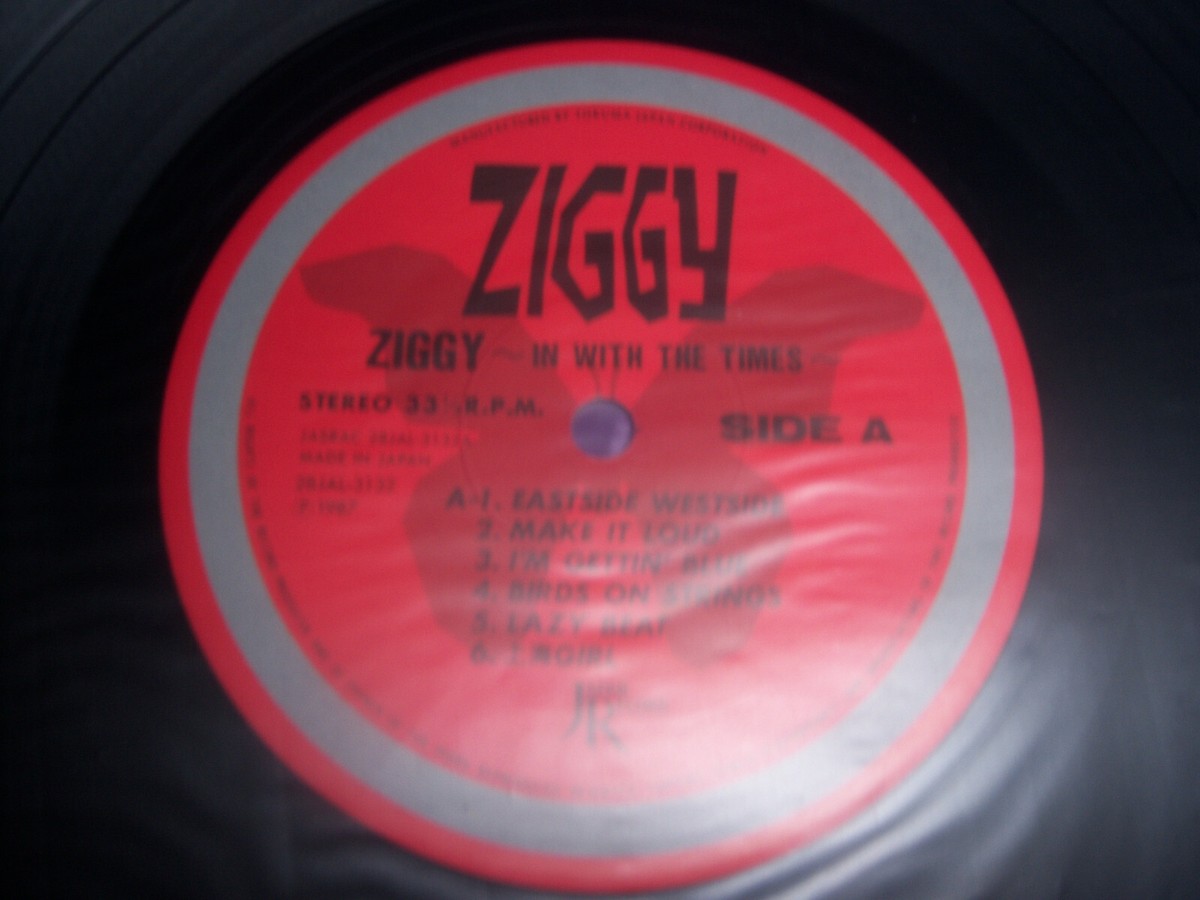 Ziggy In With The Times 1987 Japan Records 28JAL-3132 Stereo Hype
