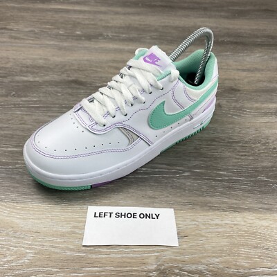 Amputee (left) Nike Gamma Force Leather Shoes White Emerald Rise Green Size 6.5