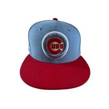 Chicago Cubs MLB New Era Chicago City Flag fitted baseball hat cap 6 7/8
