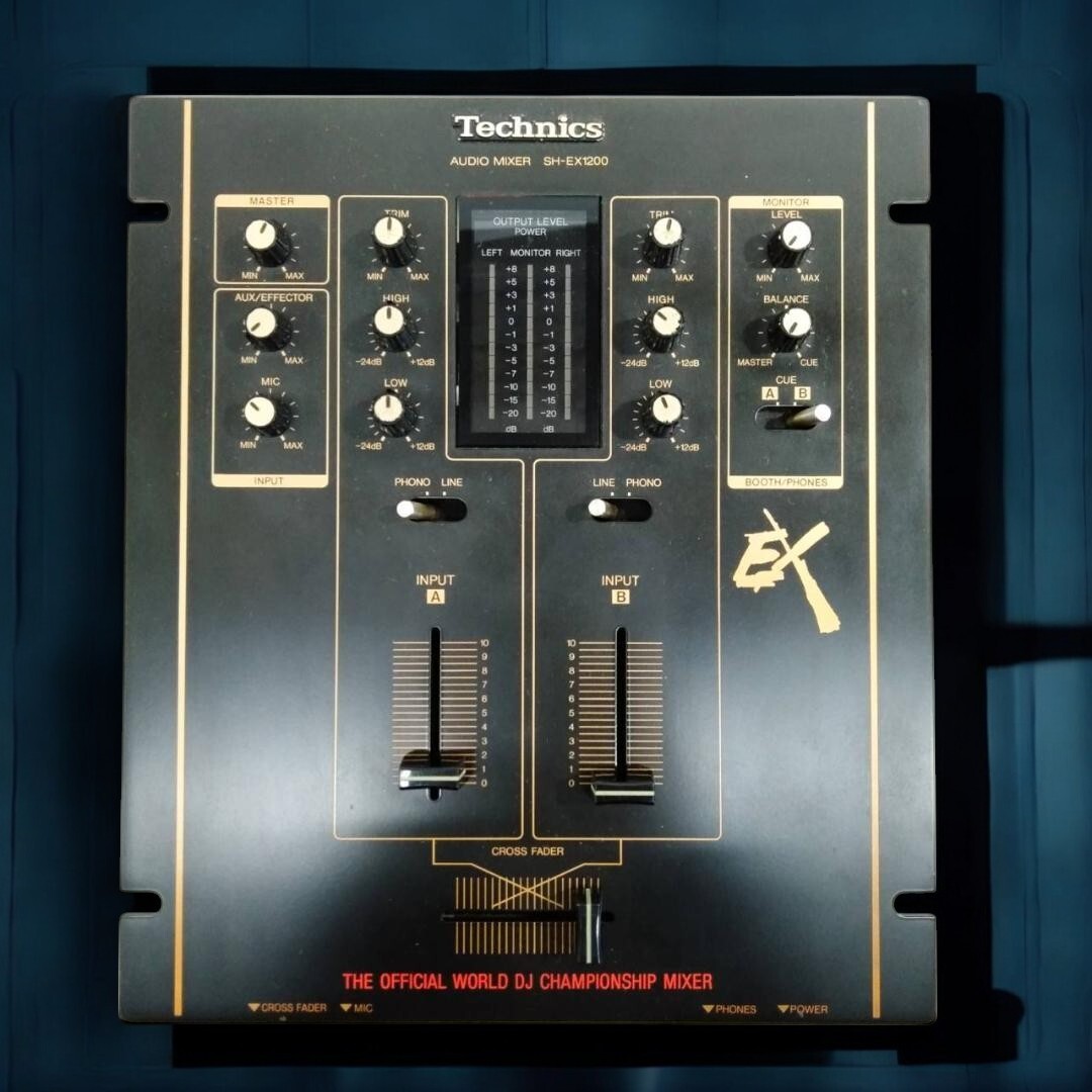 DJ機材 Technics SH-EX-1200 black Technics SH-EX1200 Black Audio Mixer DMC The Official World