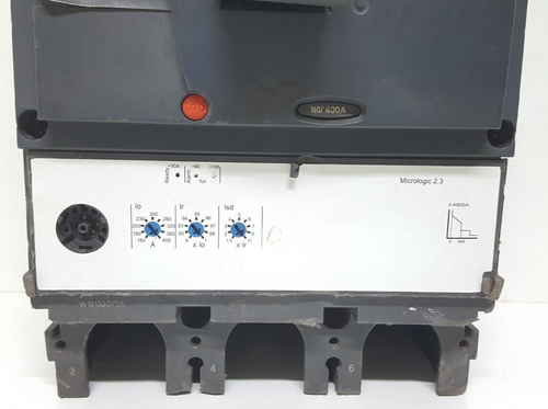 SCHNEIDER NSX630N COMPACT CIRCUIT BREAKER 3 POLE 400 AMPS / TESTED OK - Picture 6 of 12