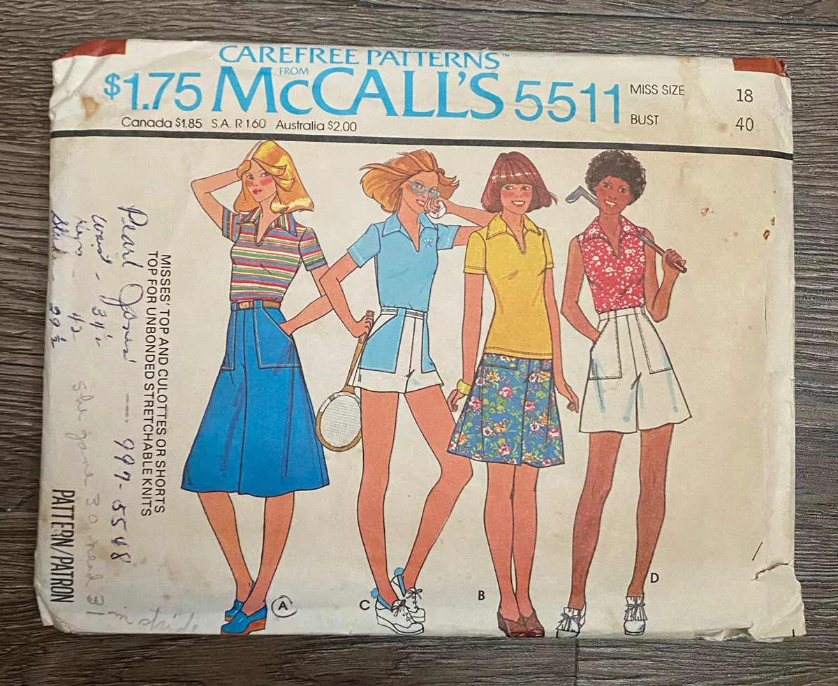 Culottes shorts 70s sale