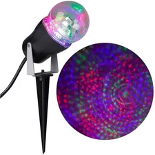 LED Phantasm RGB Red Green Blue Stake Light Set Halloween Yard Decor Colorful 