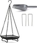 Ardner Hanging Bird Feeder Tray, Outdoors Durable Easy Clean Hummingbird Feeders